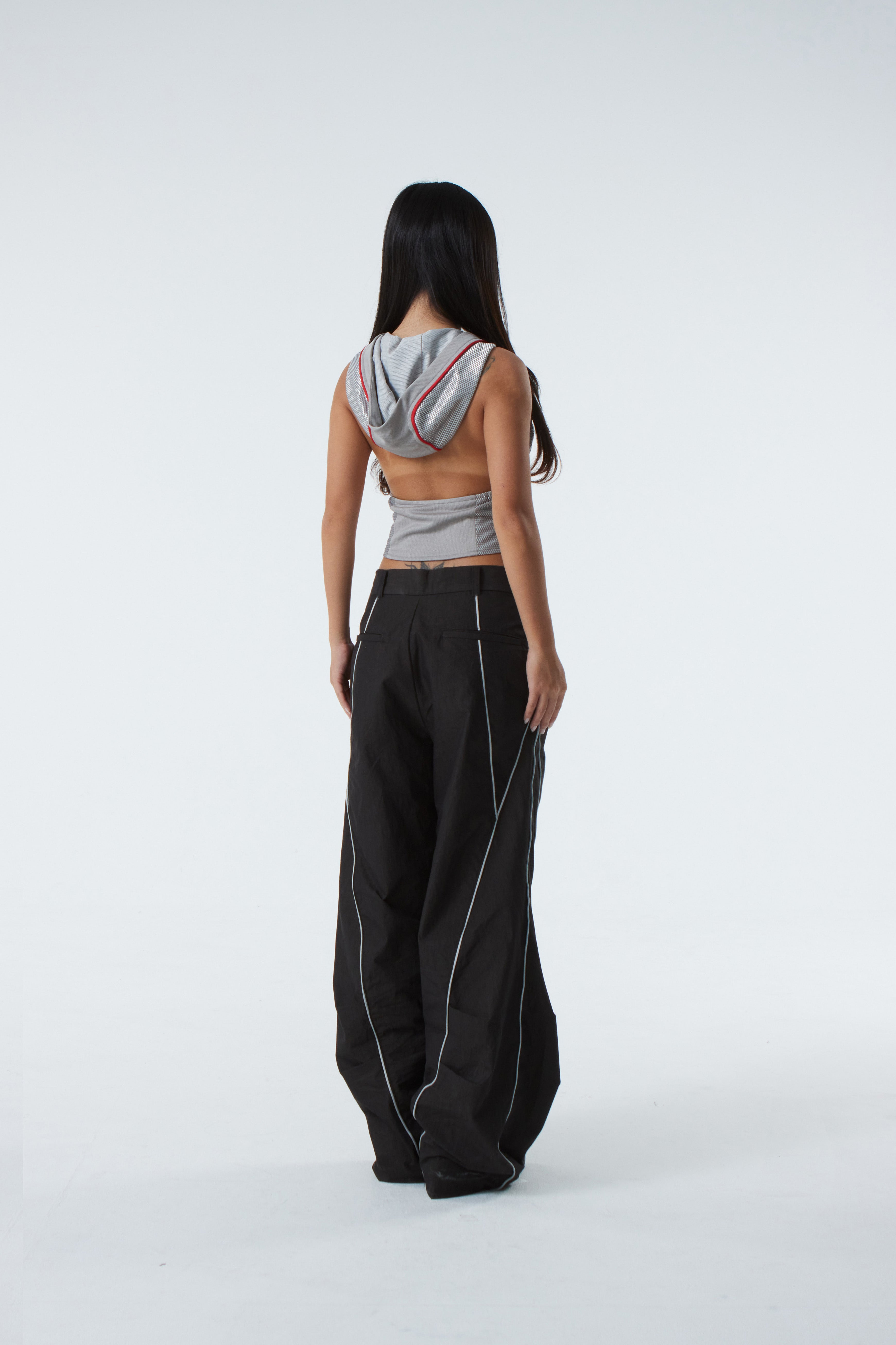 BACKLESS HOODIE VEST