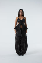 BUTTERFLY WING TOP (#BLACK)