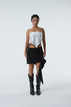 UNBALANCED SKIRT (#BLACK)