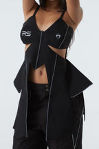 BUTTERFLY WING TOP (#BLACK)