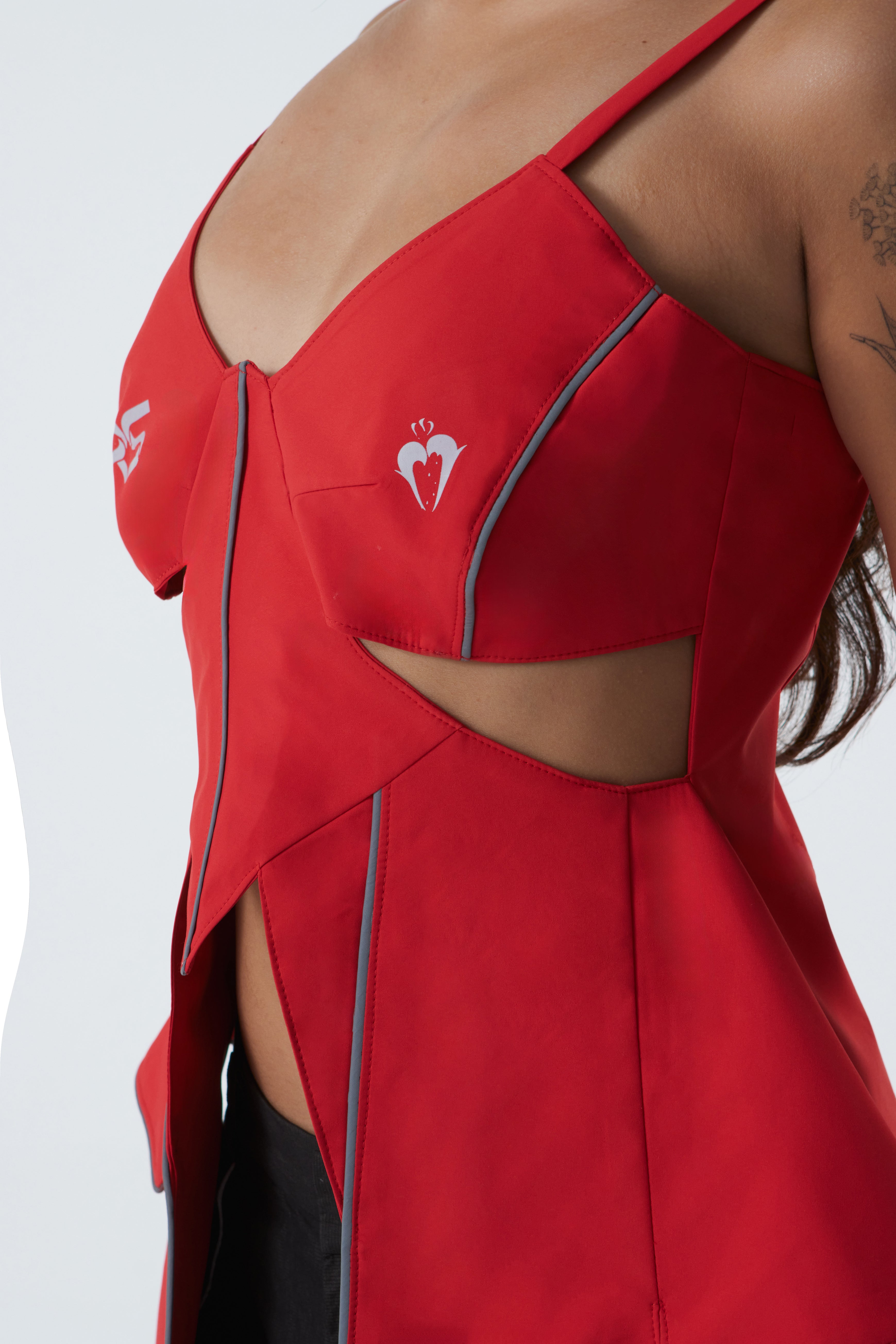 BUTTERFLY WING TOP (#RED)