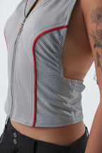 BACKLESS HOODIE VEST