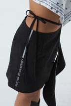 UNBALANCED SKIRT (#BLACK)