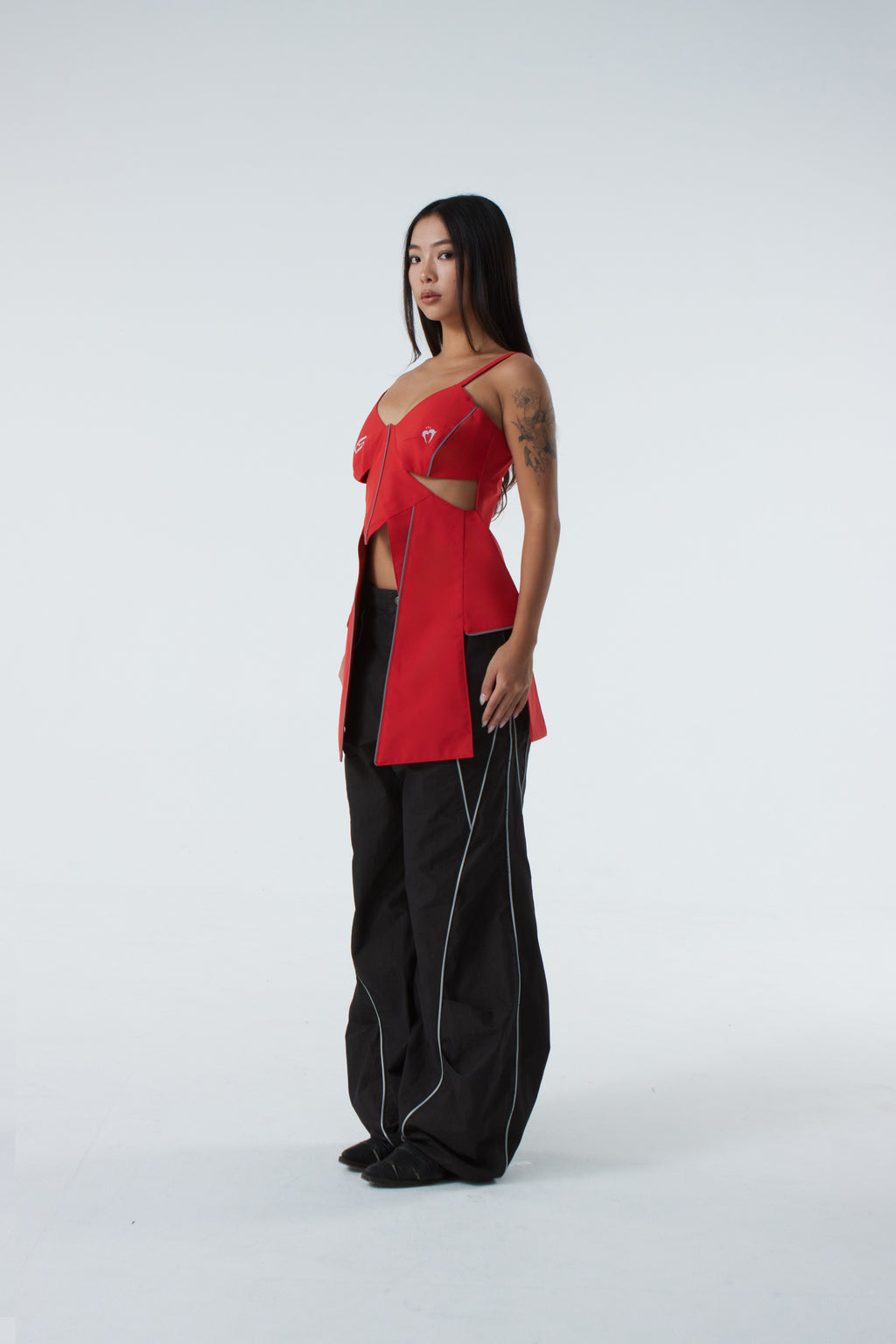 BUTTERFLY WING TOP (#RED)