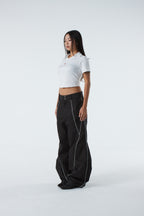 CROPPED POLO SHIRT (#WHITE)