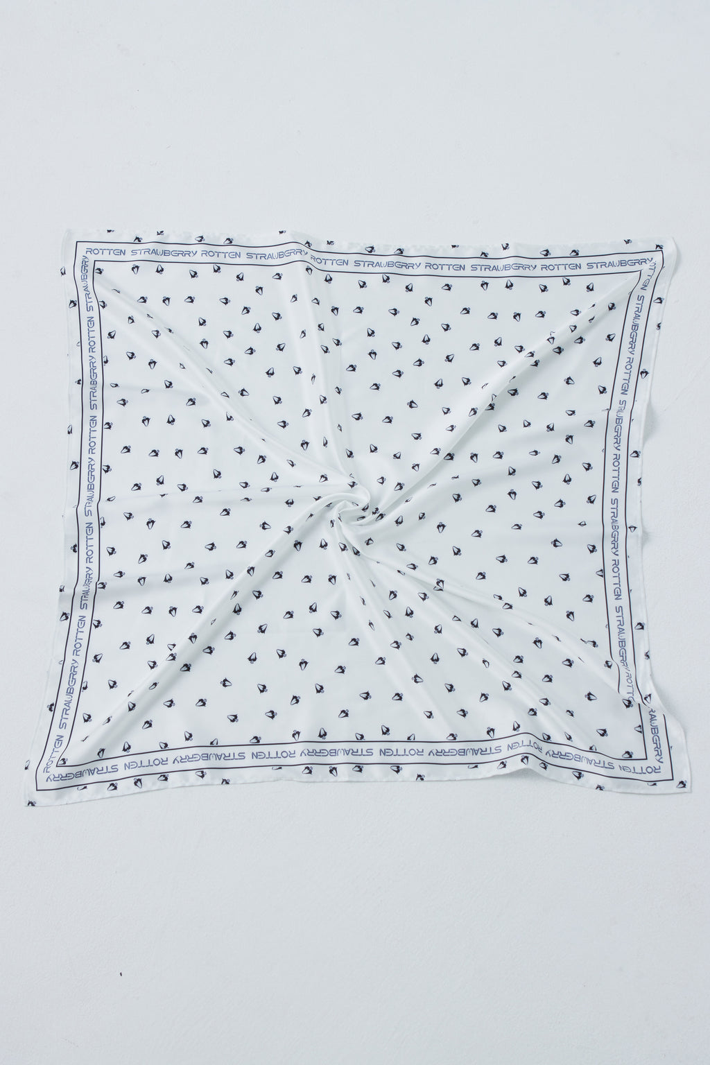 STRAWBERRIES LOGO PRINTED SCARF