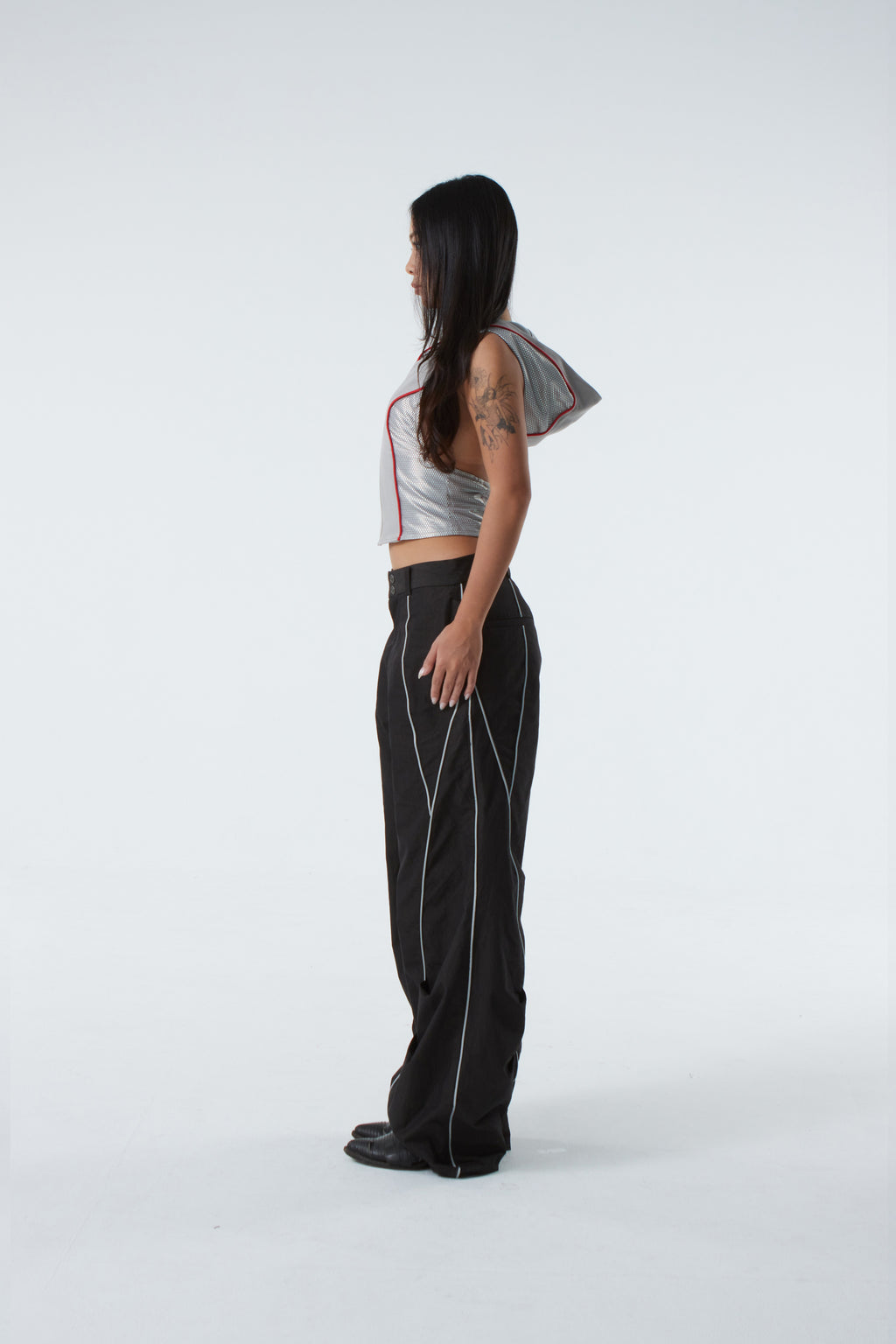 BACKLESS HOODIE VEST