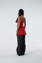 BUTTERFLY WING TOP (#RED)