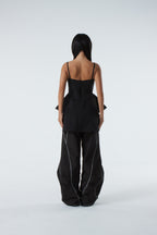 BUTTERFLY WING TOP (#BLACK)