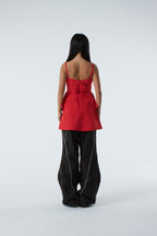 BUTTERFLY WING TOP (#RED)