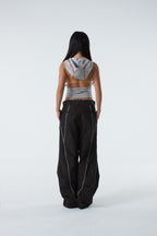 BACKLESS HOODIE VEST