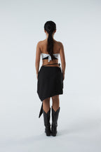 UNBALANCED SKIRT (#BLACK)