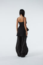 BUTTERFLY WING TOP (#BLACK)