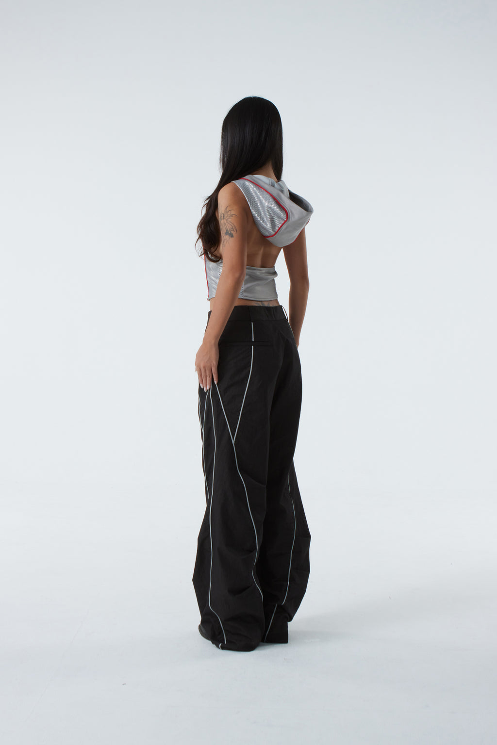 BACKLESS HOODIE VEST