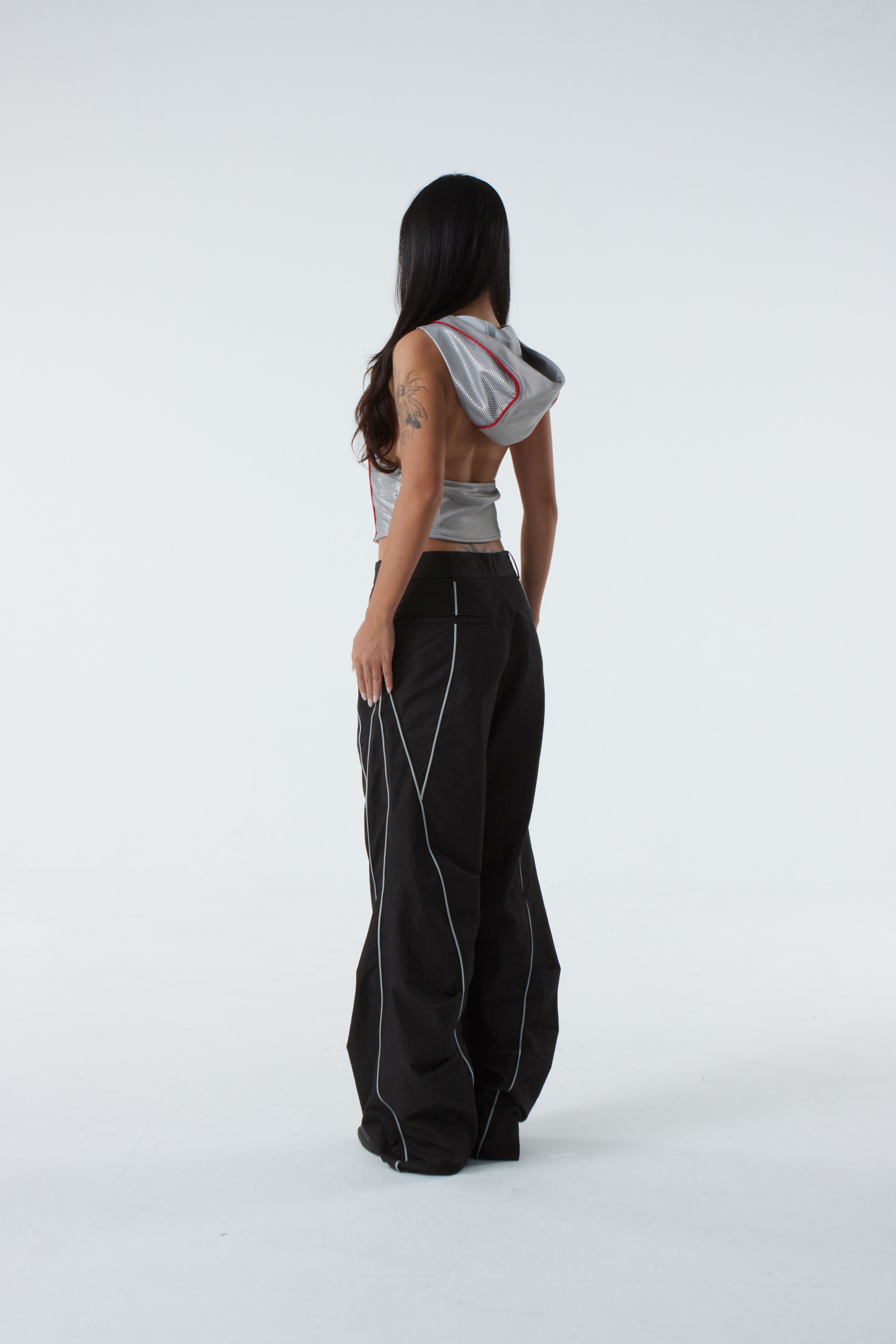 BACKLESS HOODIE VEST