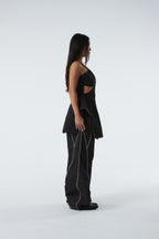 BUTTERFLY WING TOP (#BLACK)