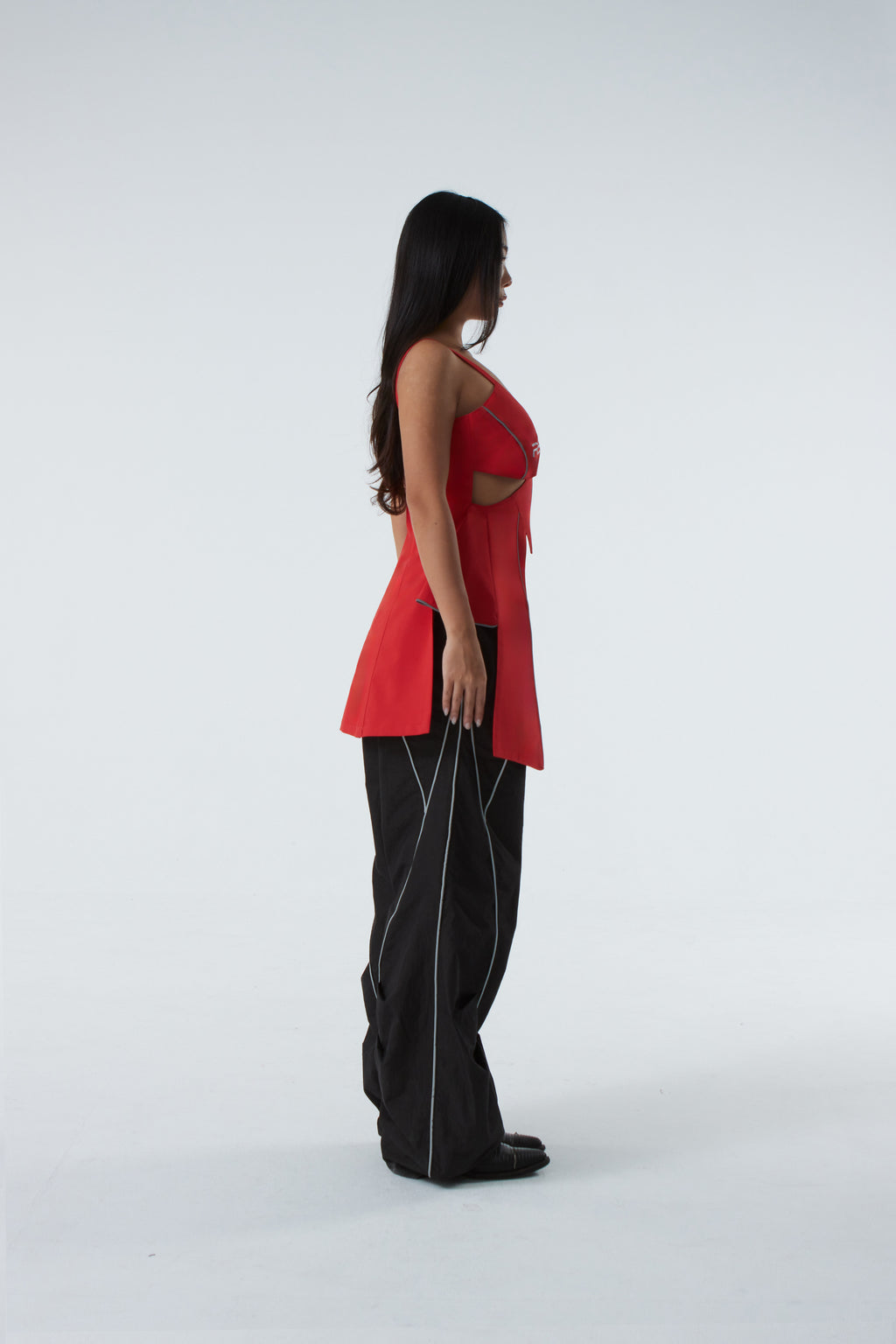 BUTTERFLY WING TOP (#RED)