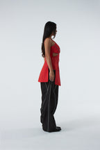 BUTTERFLY WING TOP (#RED)