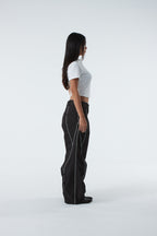 CROPPED POLO SHIRT (#WHITE)