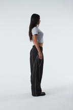 CROPPED POLO SHIRT (#GREY)