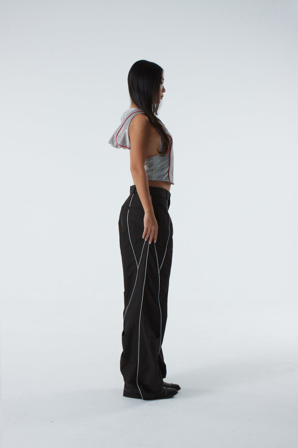 BACKLESS HOODIE VEST