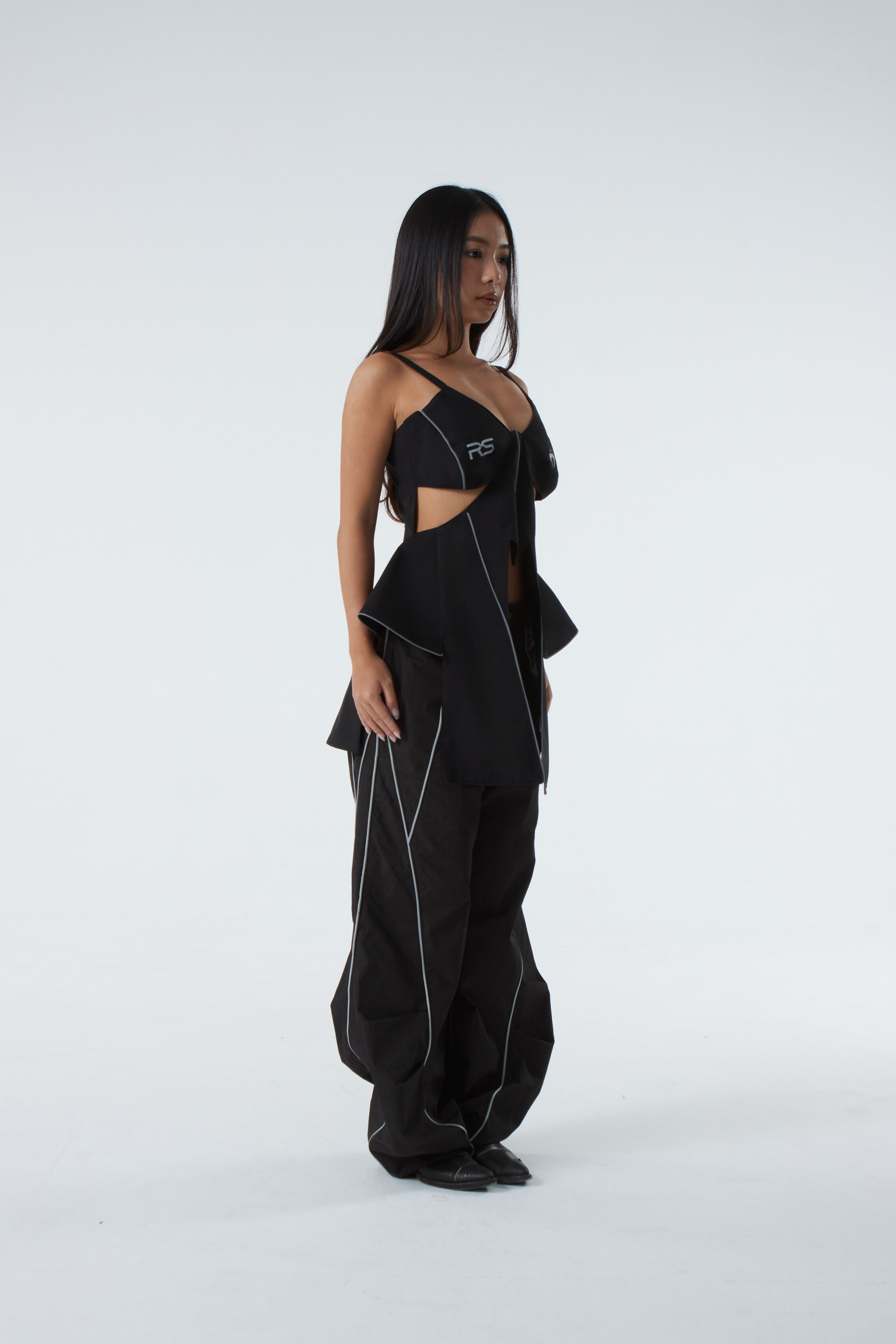 BUTTERFLY WING TOP (#BLACK)