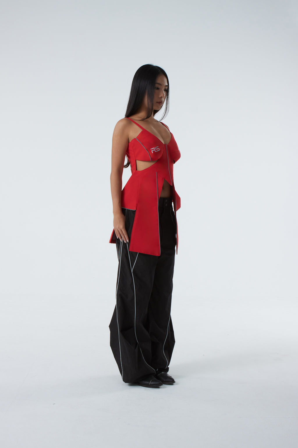 BUTTERFLY WING TOP (#RED)