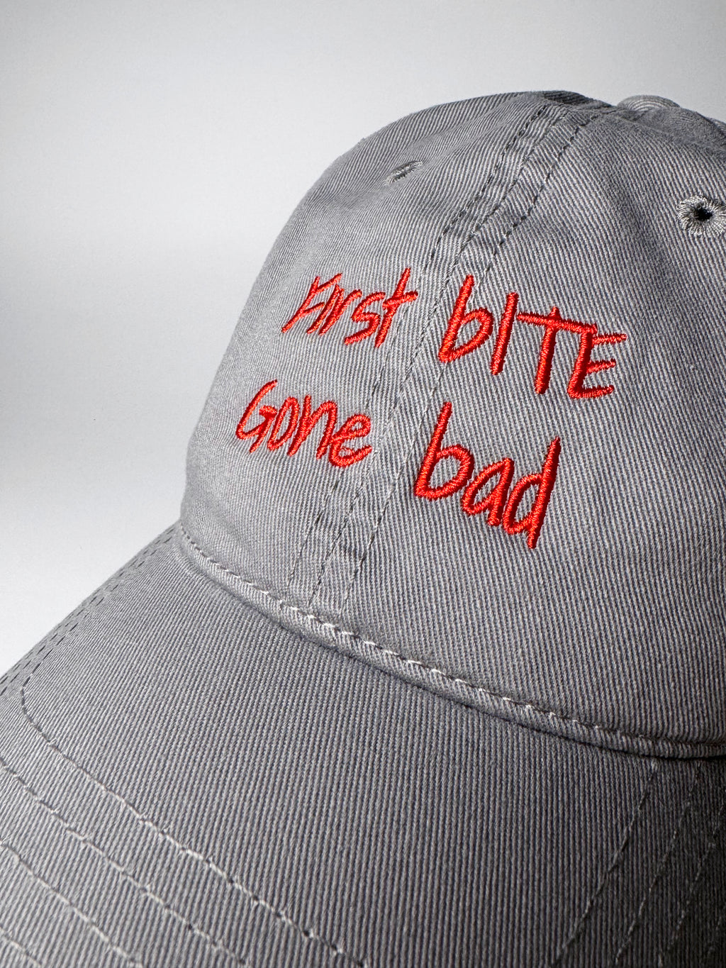 First Bite Gone Bad 刺繡棒球帽