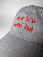 First Bite Gone Bad 刺繡棒球帽