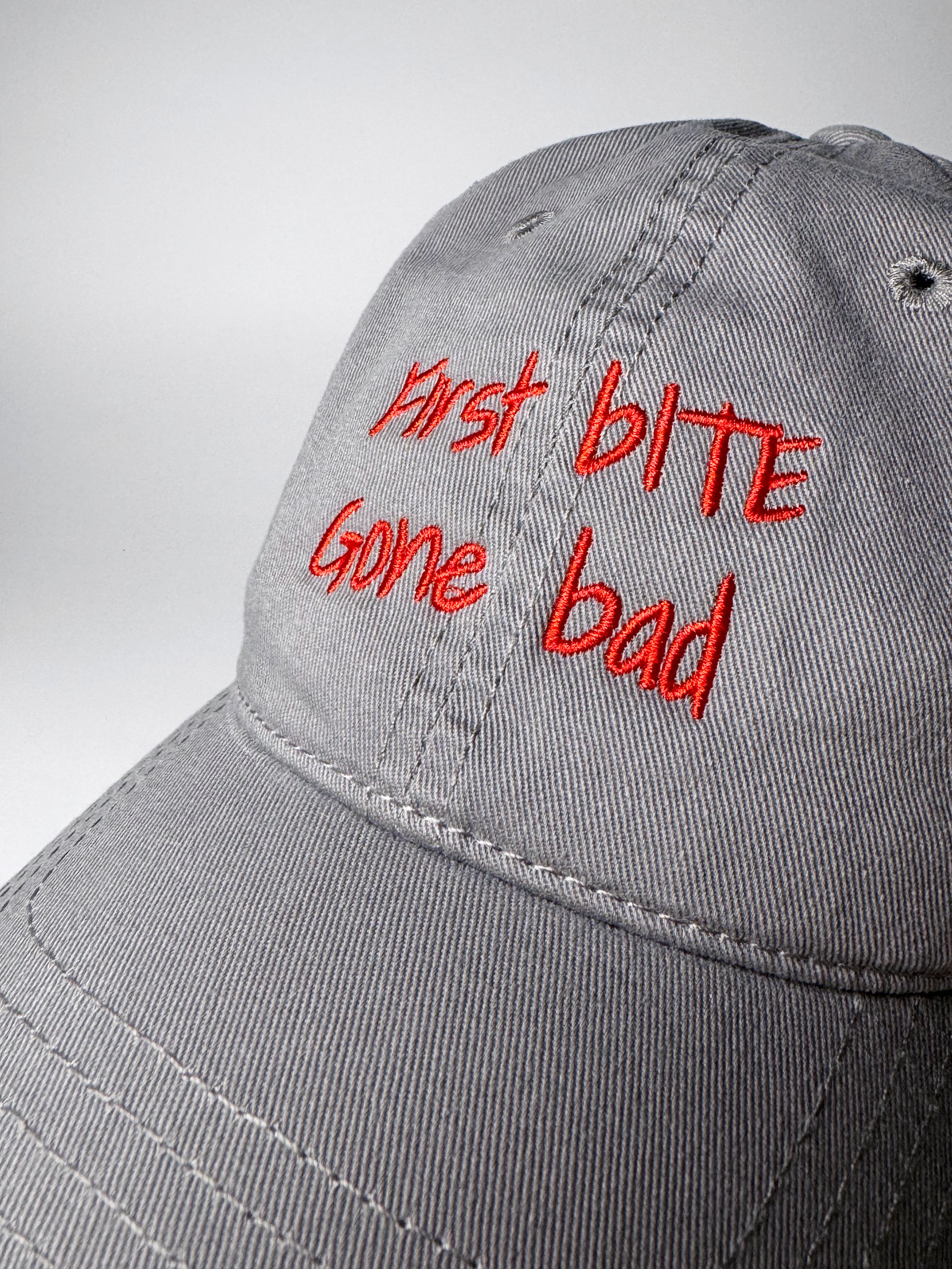 First Bite Gone Bad 刺繡棒球帽
