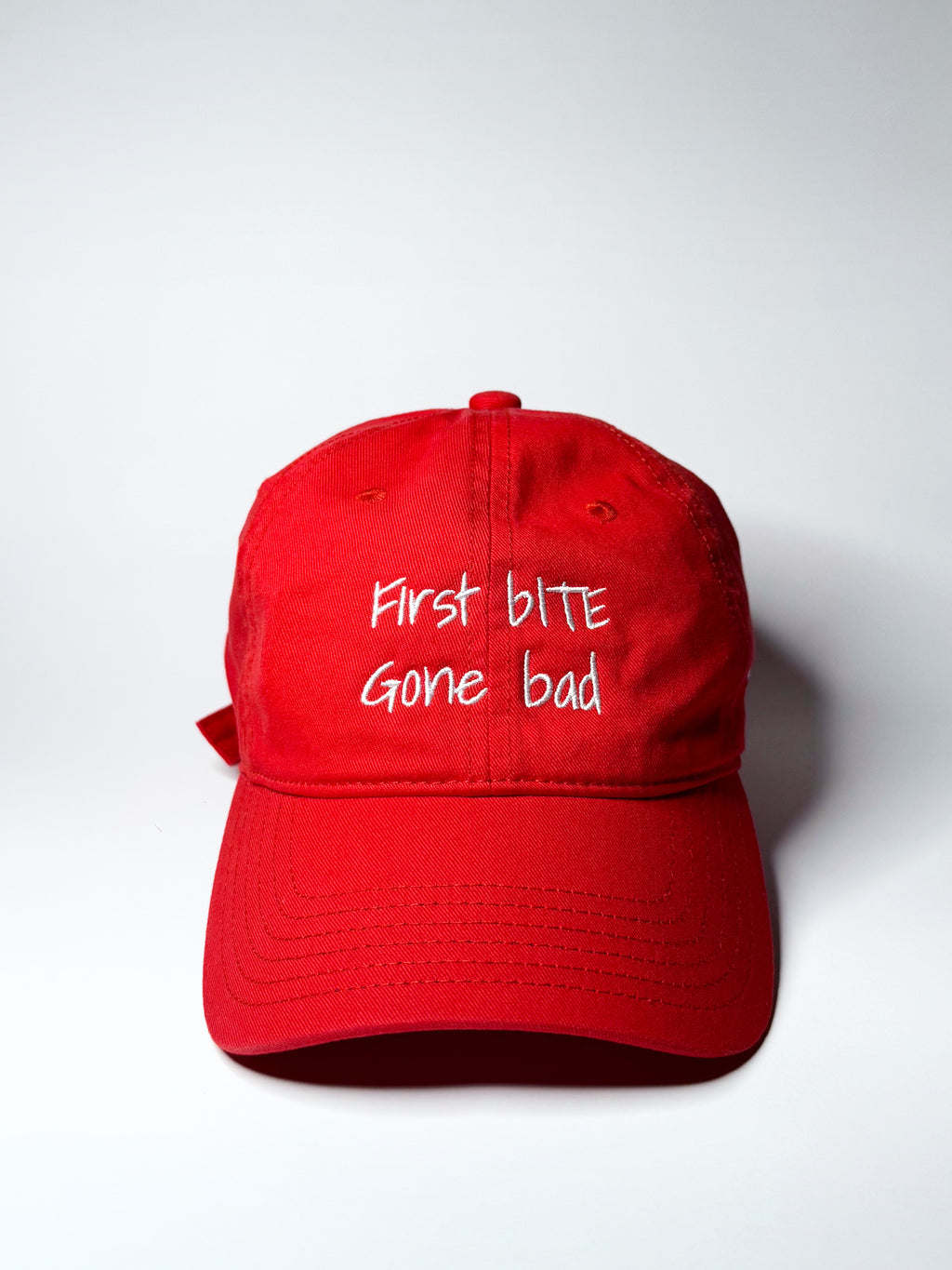 First Bite Gone Bad 刺繡棒球帽
